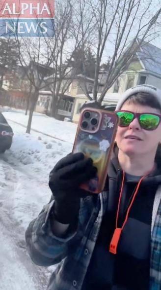 BREAKING: Alpha News has obtained cellphone footage showing perspective of federal agent at center of ICE-involved shooting in Minneapolis